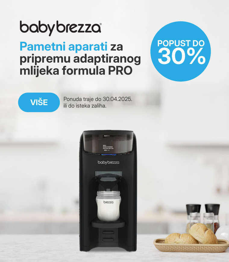 Baby Brezza pametni uređaji za pripemu formula i adaptiranog mlijeka