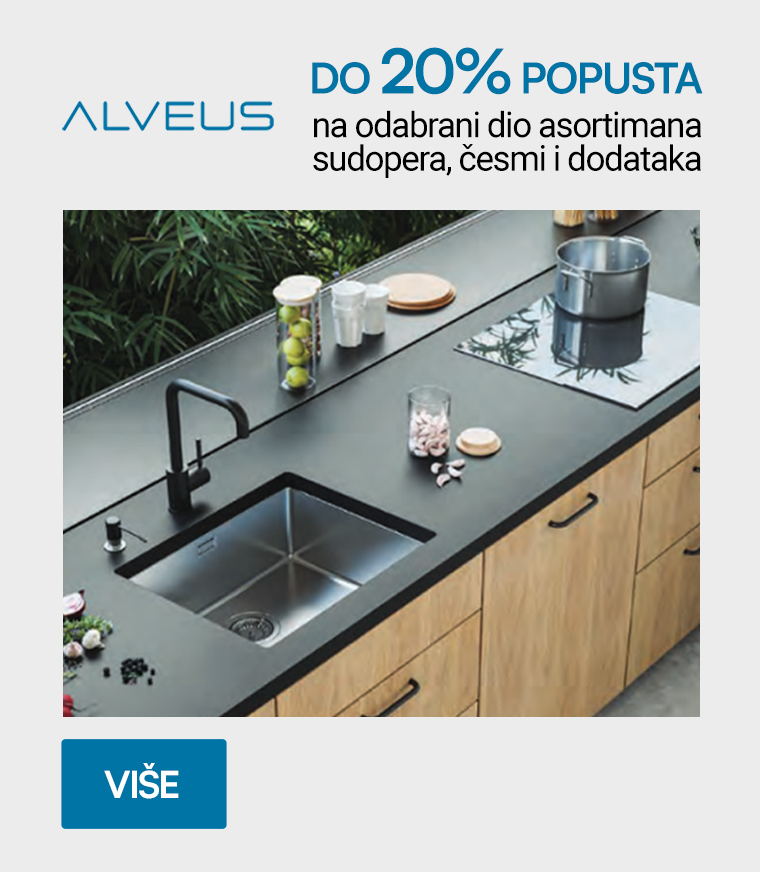 Alveus sudopere i česme uz popuste do 20%