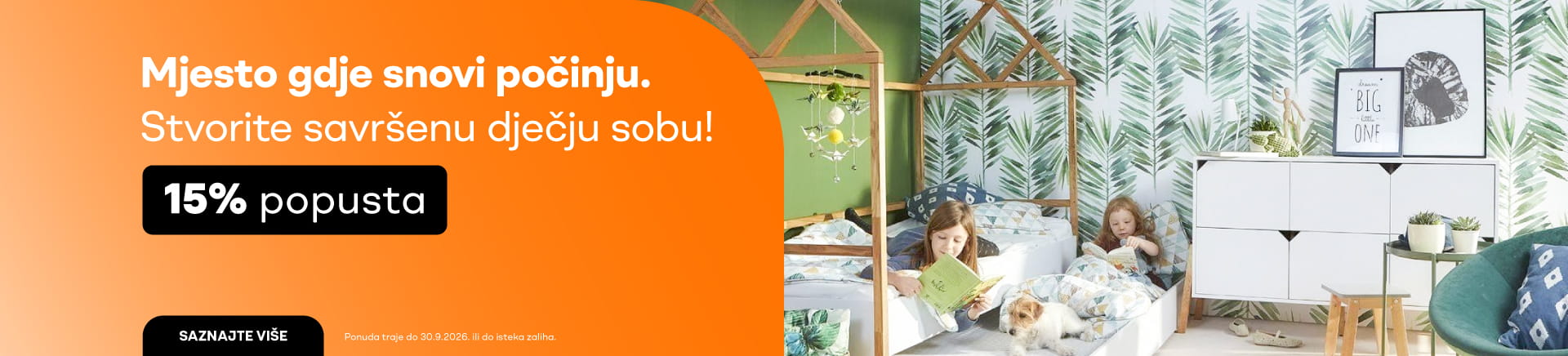 Djecja soba akcija - 15% popusta