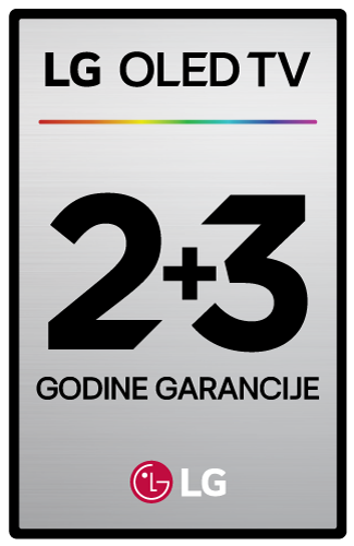 LG OLED i QNED 2+3 god.gar do 31.12.2026.