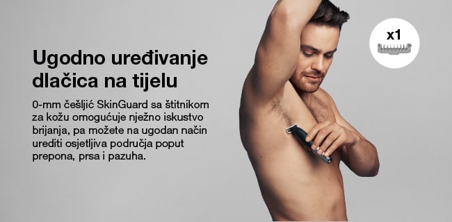 Braun Series XT5 - ugodno uređivanje dlačica na tijelu