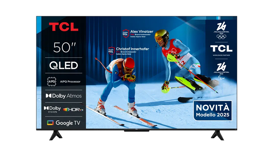 TCL QLED televizor 50T69C, 4K Ultra HD, Smart, Google TV, AiPQ procesor, Dolby Vision · Atmos, HDR10+, HVA panel
