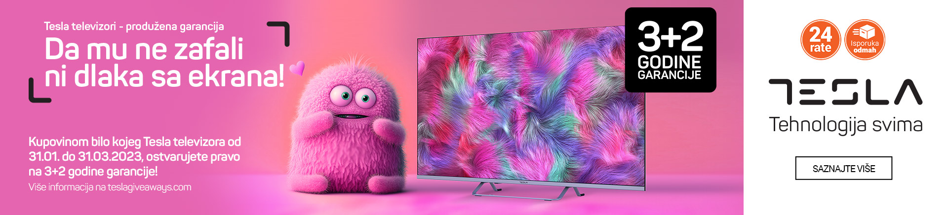 BA TESLA TV akcija 3+2 god garancije MOBILE 380 X 436.jpg