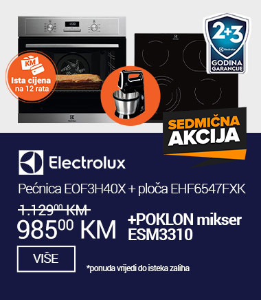 Electrolux set EOF3H40X + EHF6547FXK