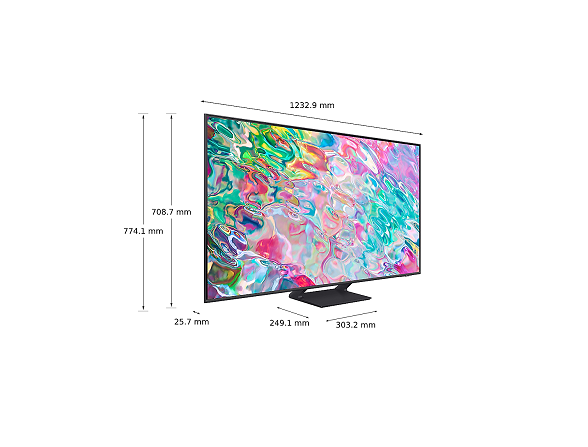 SAMSUNG QLED televizor QE55Q70BATXXH, 4K Ultra HD, Smart TV, Quantum 4K proceosor, 120 Hz, Motion Xcelerator Turbo+, FreeSync Premium Pro, Titan Grey **MODEL 2022**