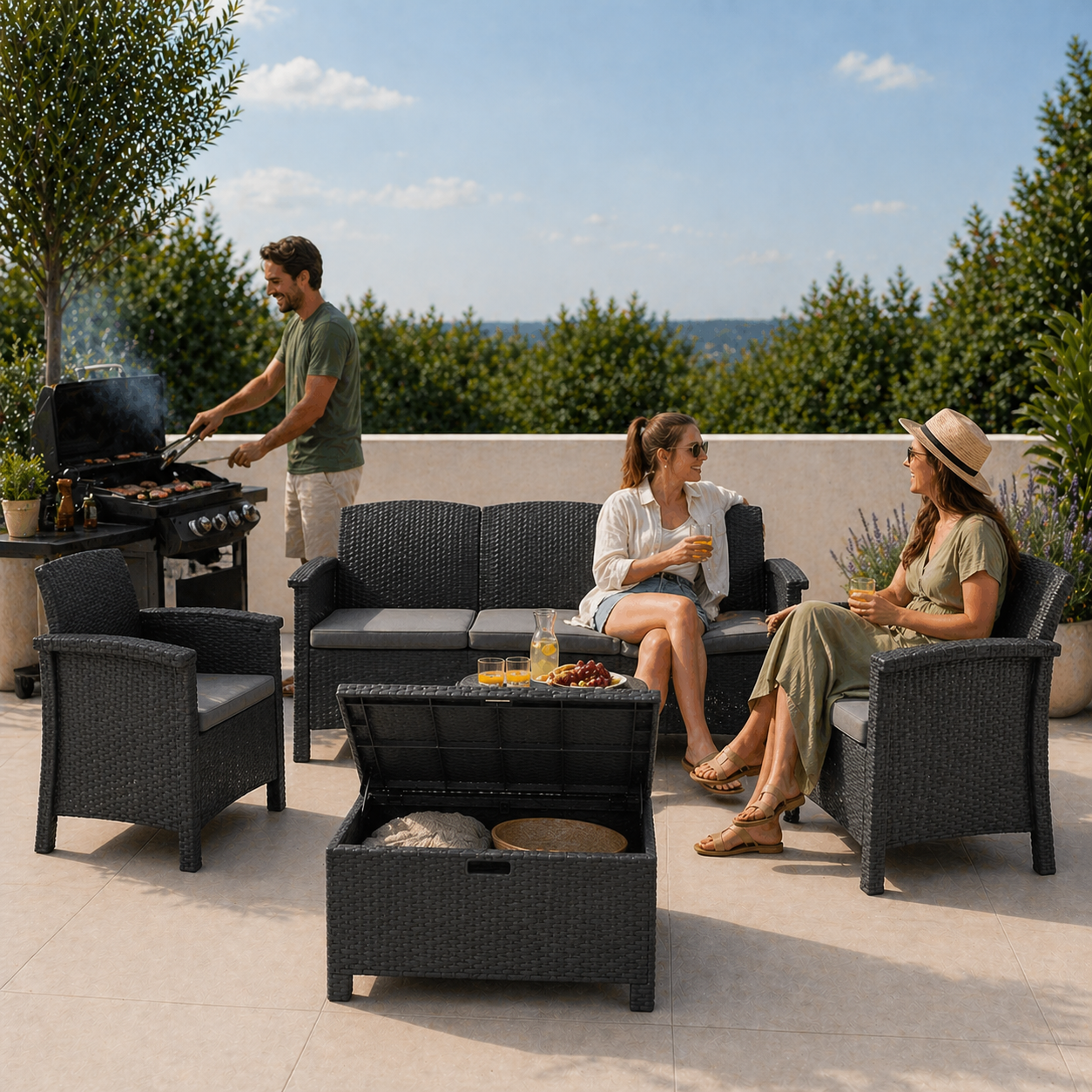 BICA VENEZIA 3 garnitura za vrt balkon terasu i HORECA prostore