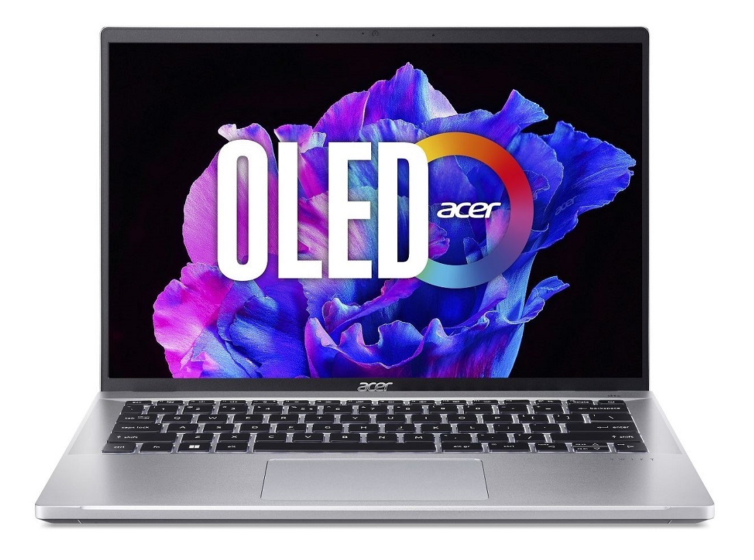 Acer laptop Swift Go NX.KMZEX.005, 14 2.8K OLED, Intel Core i5-1335U, 16GB RAM LPDDR5, 1TB SSD, Intel Iris Xe Graphics, Backlit KB, FreeDOS