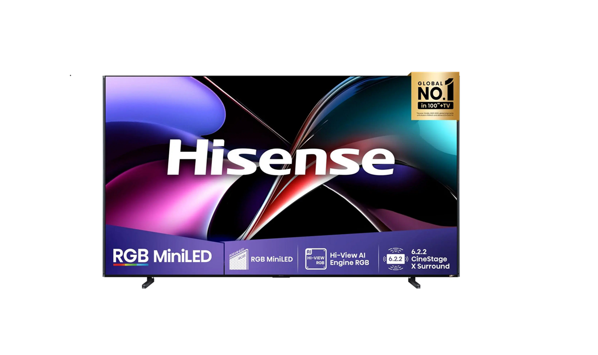 Hisense RGB Mini LED televizor 116UXQ, 4K Ultra HD, Smart TV, VIDAA, 165 Hz, svjetlina 8000 nita, Antireflex PRO, 6.2.2 CineStage X Surround, Crni (IZLOŽBENI MODEL)