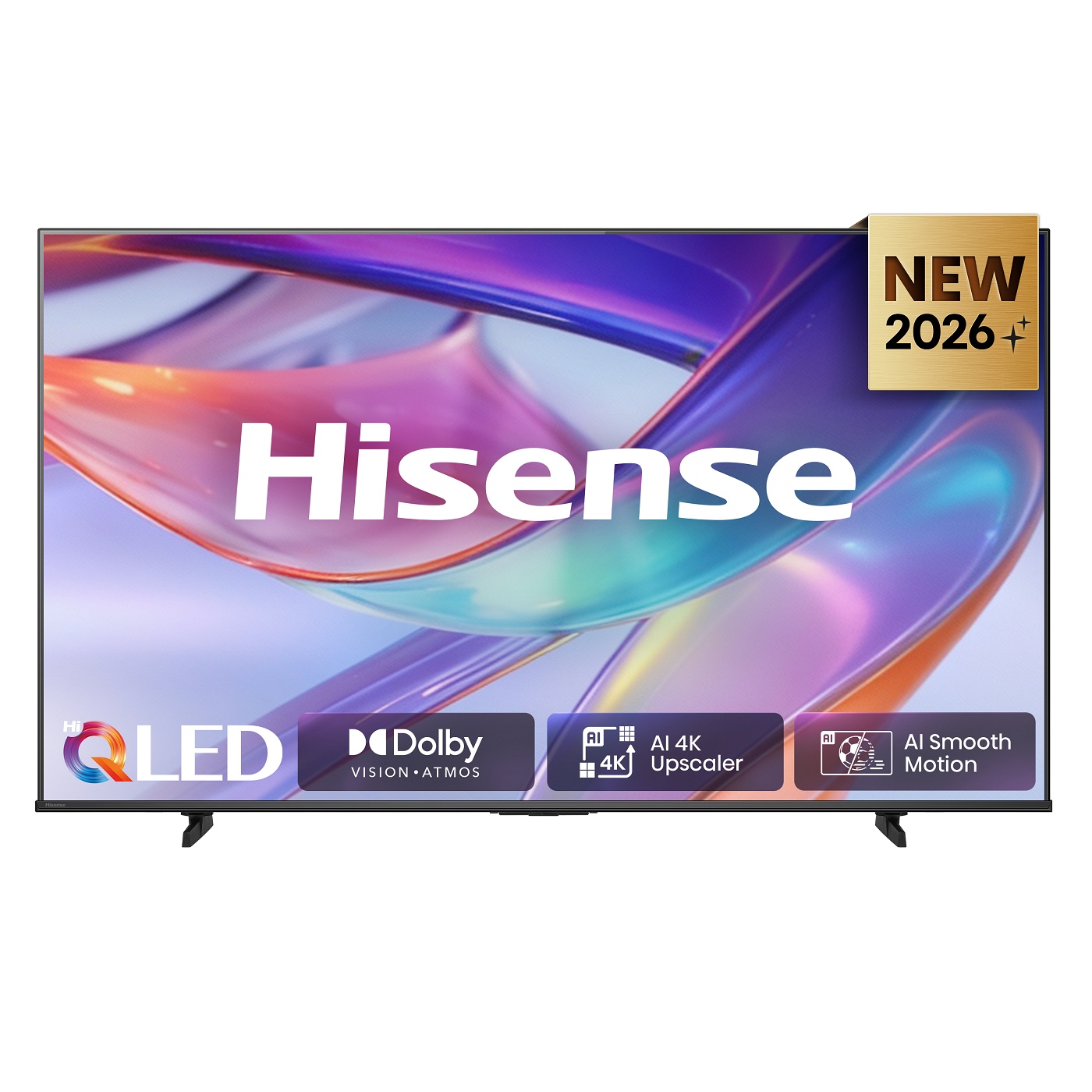 HISENSE Hi-QLED televizor 75E7S, 4K Ultra HD, Smart TV, VIDAA Smart OS, Dolby Vision IQ, HDR10+ Adaptive, Dolby Atmos, VRR 60 Hz, ALLM, AirPlay 2, AI Scenario, 3D Sound Upscaler, Metalni okvir, Crni