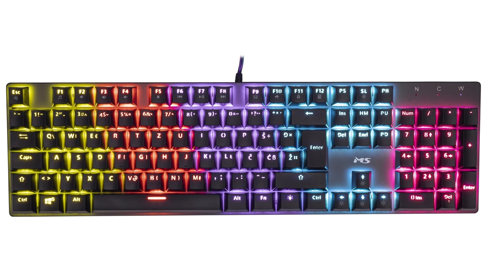 MS tastatura ELITE C521 Brown switch mehanička MS tastatura ELITE C521 Brown switch mehanička