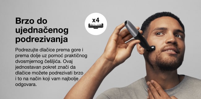 Braun Series XT5 brzo do ujednačenog podrezivanja