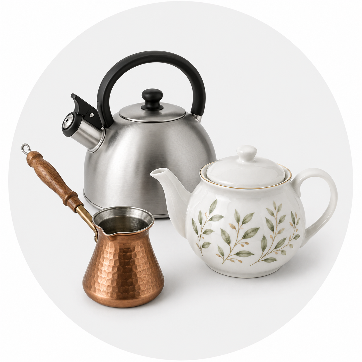 Džezve, čajnici i moka pot