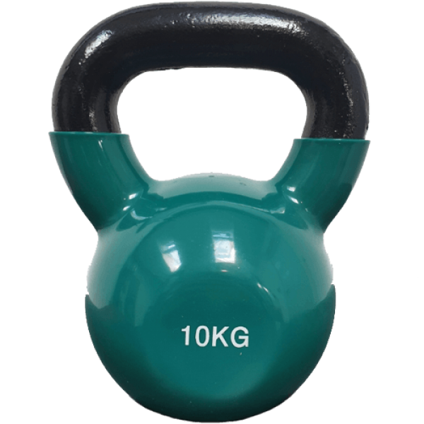 Ring kettlebell metal+vinyl 10kg RX DB2174-10