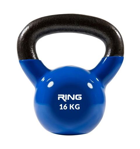 Ring kettlebell metal+vinyl 16kg RX DB2174-16
