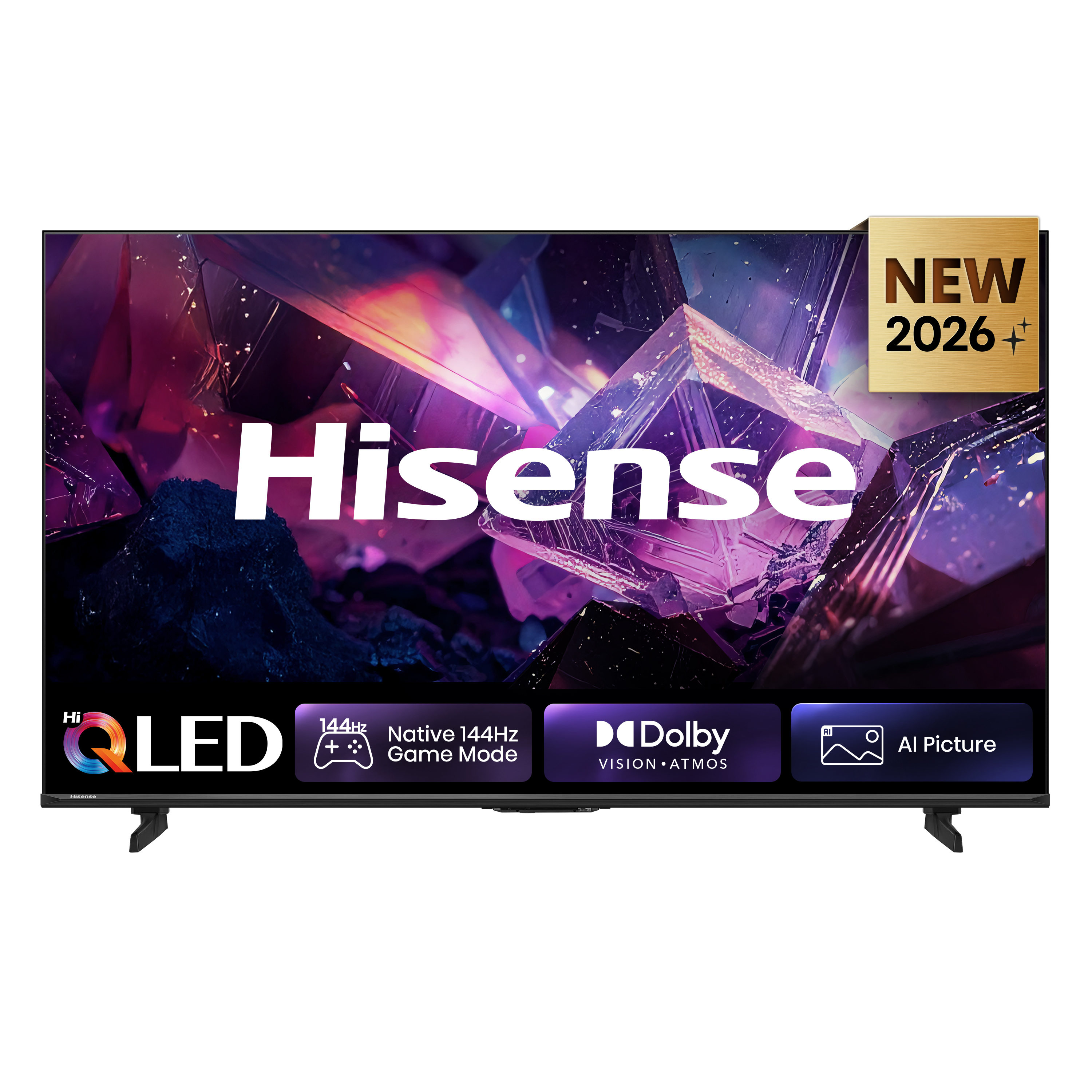Hisense Hi-QLED televizor 85E7S PRO, 4K Ultra HD, Smart TV, VIDAA U9, Smart OS, 144Hz VRR,Dolby Atmos, DTS Virtual X decoding