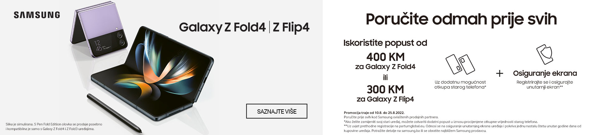 Samsung Galaxy Z Fold4 i Z Flip 4