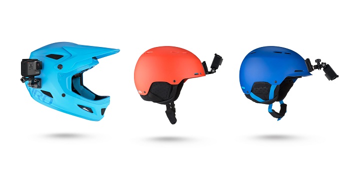 GoPro Helmet front, side mount