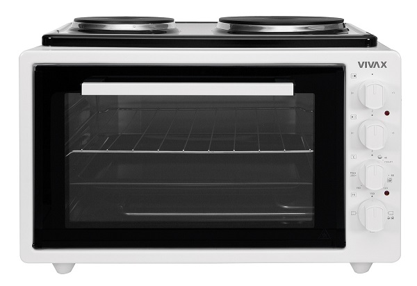 VIVAX mini pećnica MO-4201 W; Pećnica 1300 W, Grijaće ploče 1500 W+1000 W; 42.0 L.; BIJELA