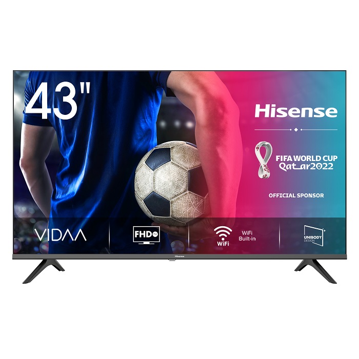 Hisense LED televizor 43A5730FA, Full HD, Android, Smart, Crni
