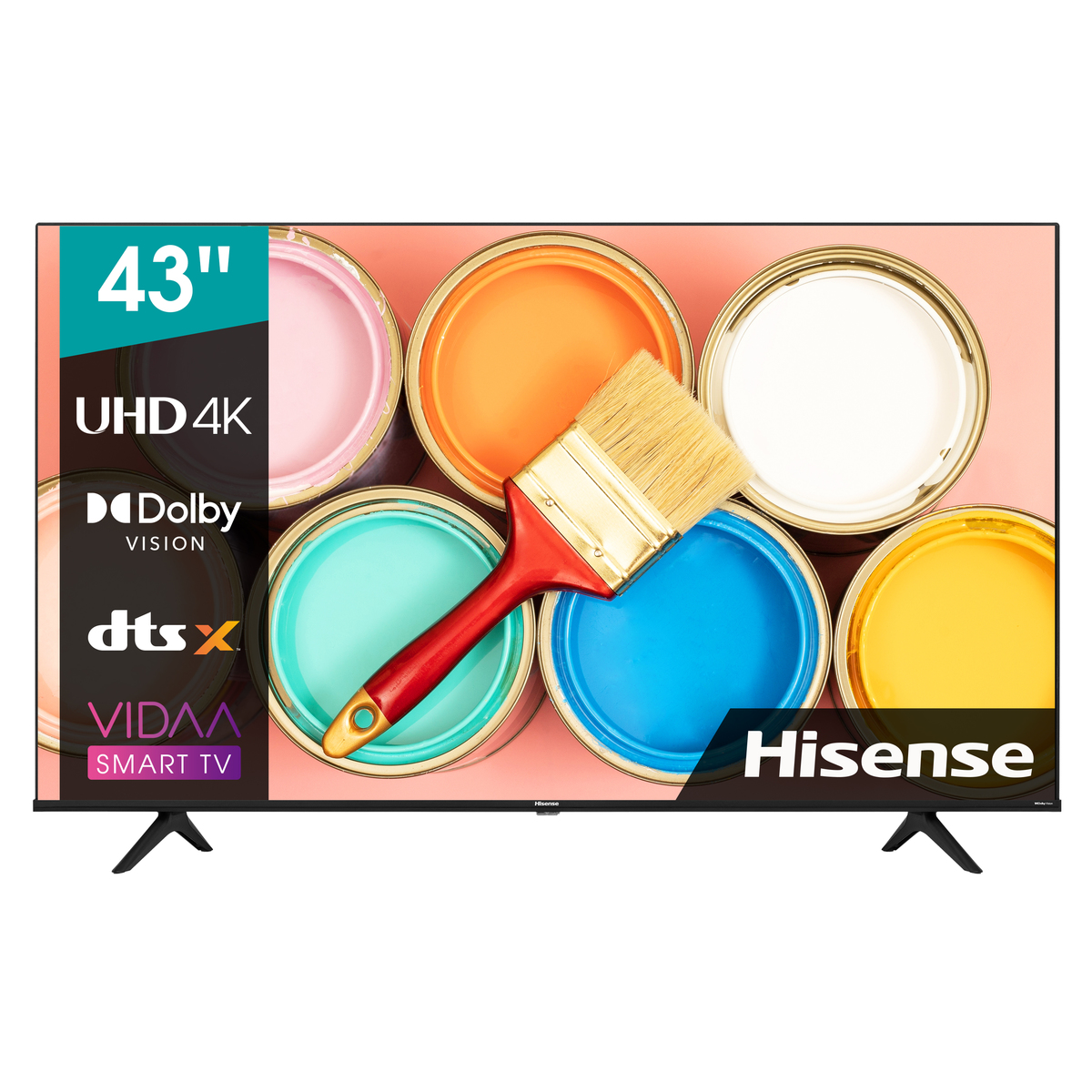 Hisense LED televizor 43A6BG, 4K Ultra HD, Smart TV, VIDAA U5.0