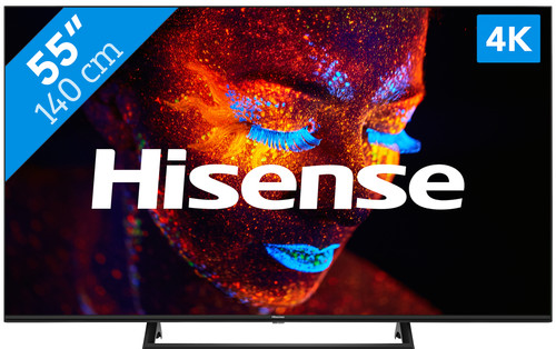Hisense LED televizor 55A7300F, 4K Ultra HD, Smart, VIDAA U4.0, Quad Core, Crni