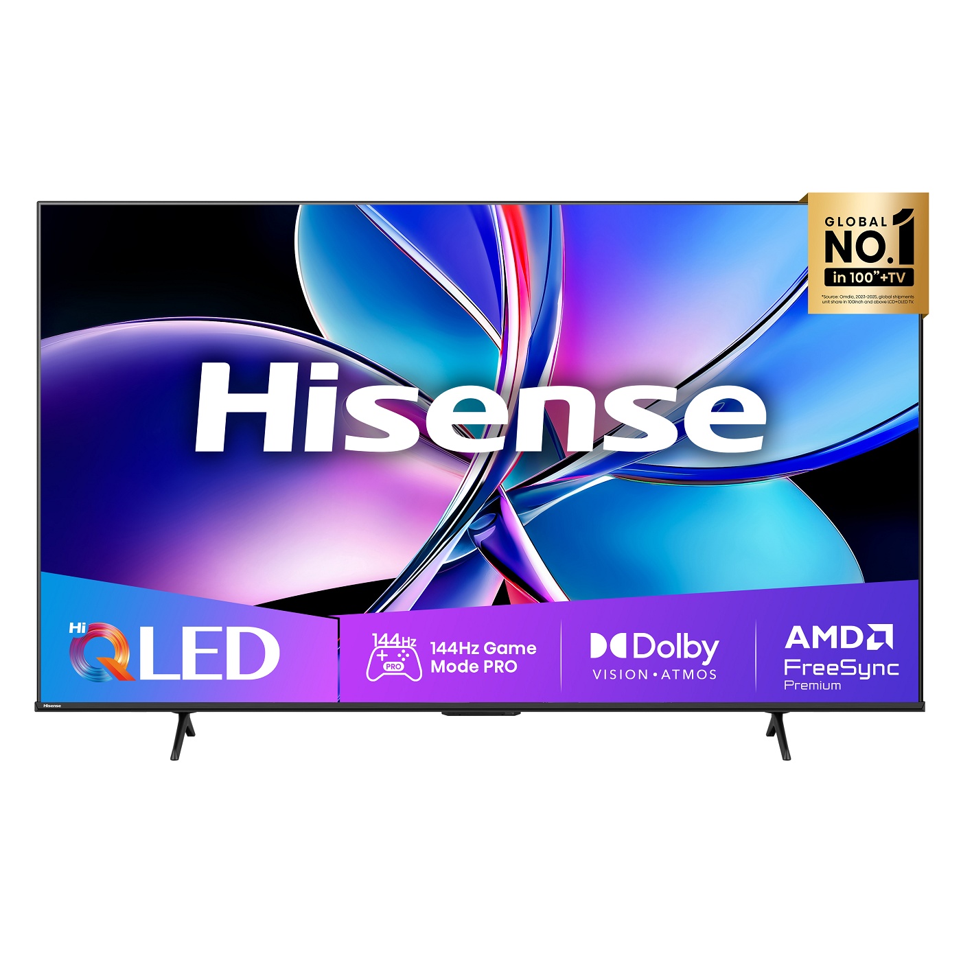 Hisense QLED televizor 55E7Q PRO, 4K Ultra HD, Smart TV, VIDAA U8.5 Smart OS, 144Hz VRR,Dolby Atmos, DTS Virtual X decoding