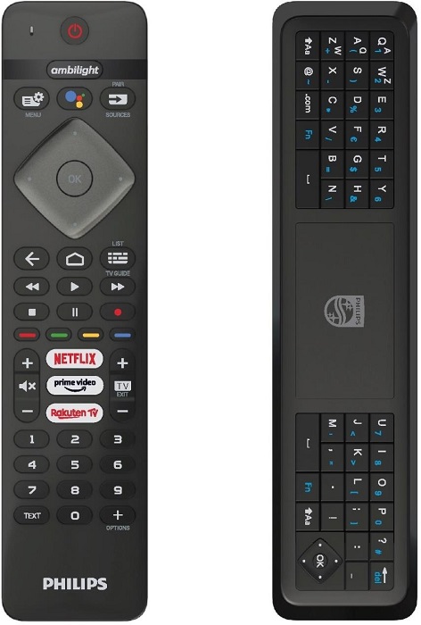 PHILIPS LED televizor 75PUS8556/12, 4K Ultra HD, Android, Smart TV, Ambilight, QWERTY keyboard, Sivi **MODEL 2021**