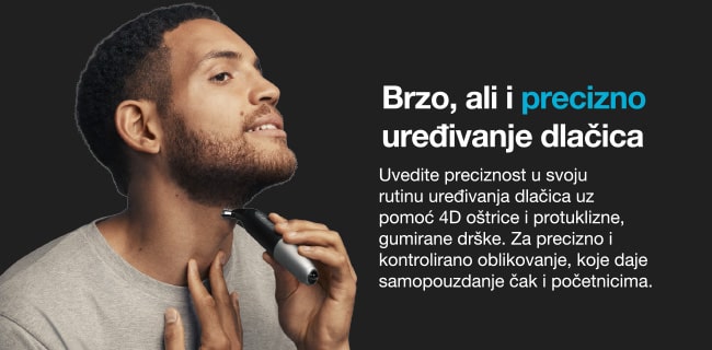 Braun Series XT5 brzo i precizno uređivanje dlačica