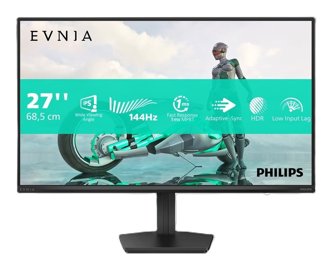 PHILIPS monitor 27M2N3200NF Evnia 3000 gaming,  27, FullHD, IPS, 300 cd/m2, Adaptive Sync, HDR10, HDMI, DP, 144Hz, 0.5ms