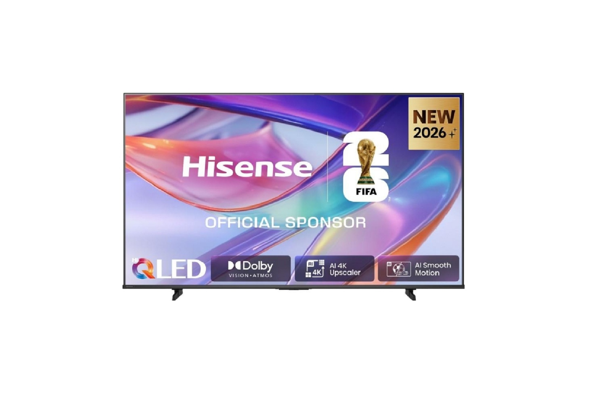HISENSE Hi-QLED televizor 85E7S, 4K Ultra HD, Smart TV, VIDAA Smart OS, Dolby Vision IQ, HDR10+ Adaptive, Dolby Atmos, VRR 60 Hz, ALLM, AirPlay 2, AI Scenario, 3D Sound Upscaler, Metalni okvir, Crni