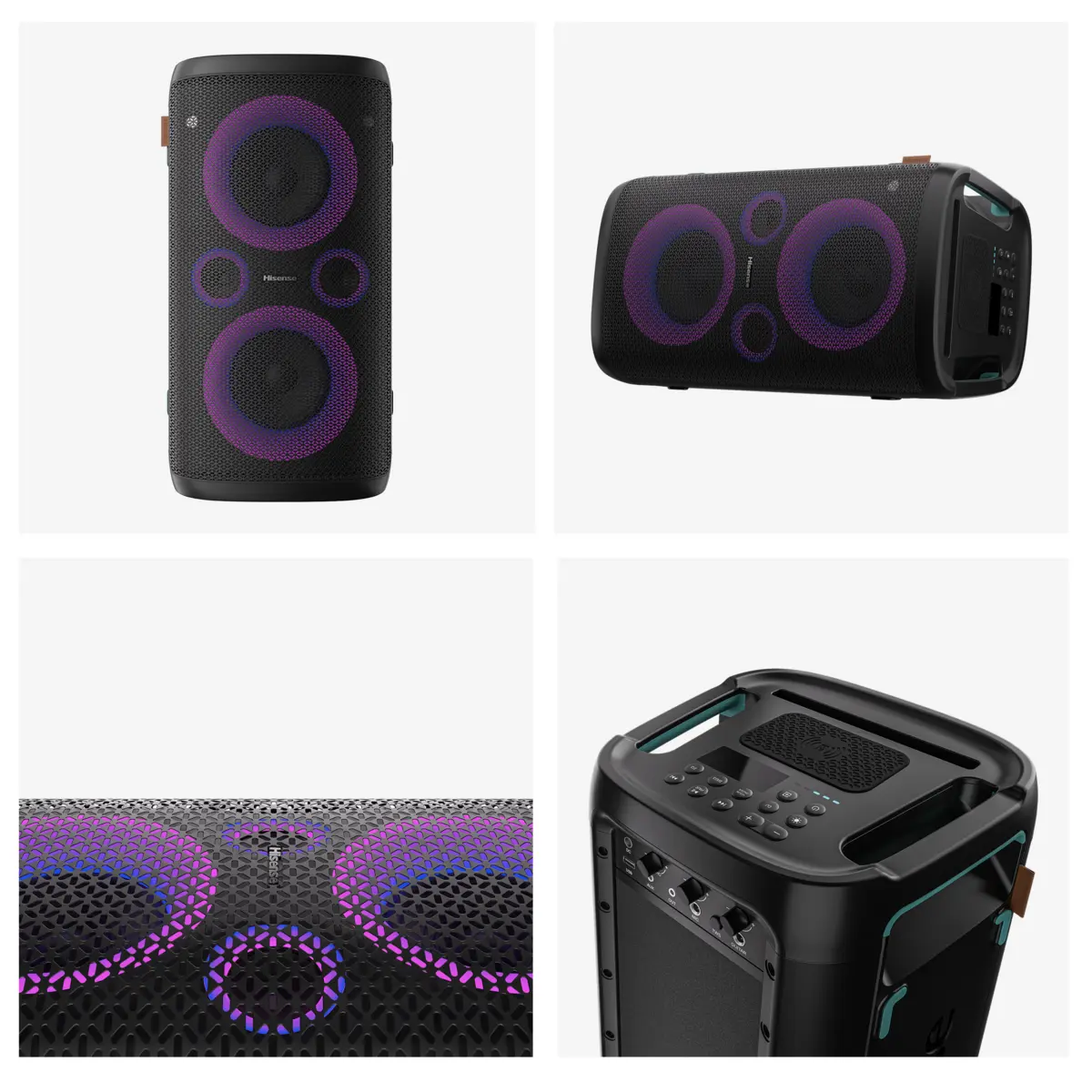 Hisense PARTY ROCKER STORM, 300W, 15h baterija, Wirelles charger phone, Light effect, Bluetooth 5.0, IPX4 vodootporan, Karaoke model