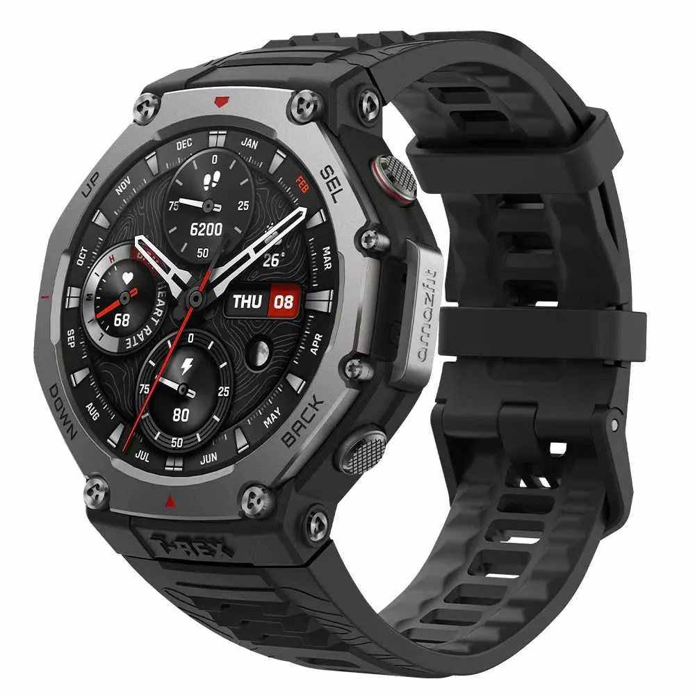 Amazfit T REX 3 pametni sat, Onyx Black