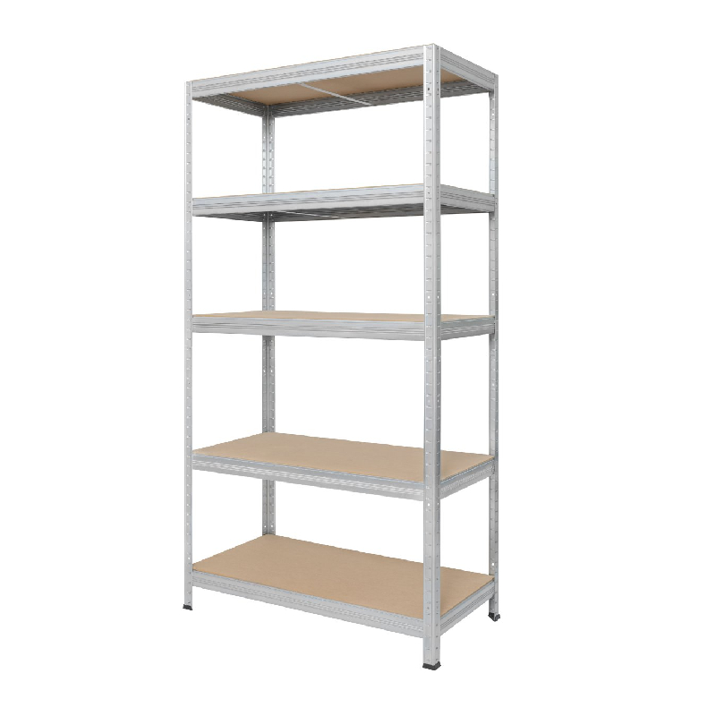 Polica metal/drvo 180 x 90 x 40 / 5 polica / nosivost 875 kg